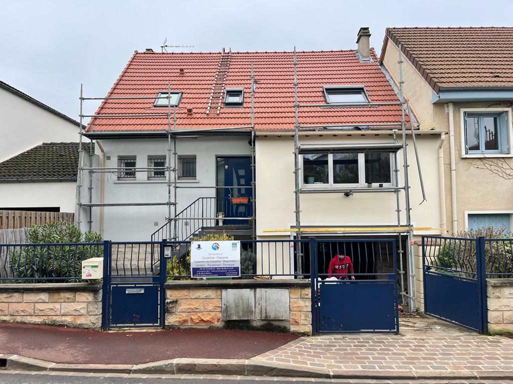 Maison après rénovation de sa couverture
